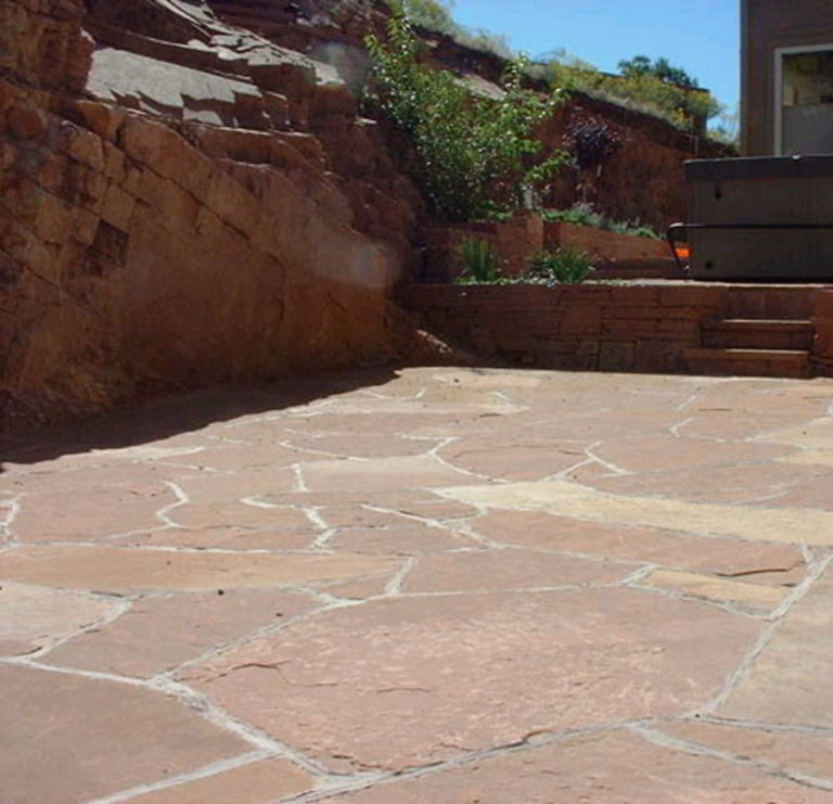 Flagstone Arbor Rock